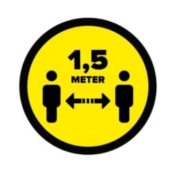 Vloersticker 1,5 meter