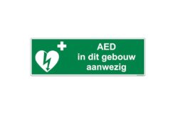 AED aanwezig pictogram