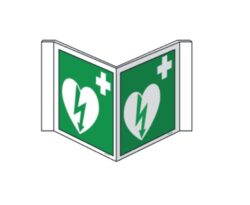AED pictogram panoramisch (bordje 1mm PP)