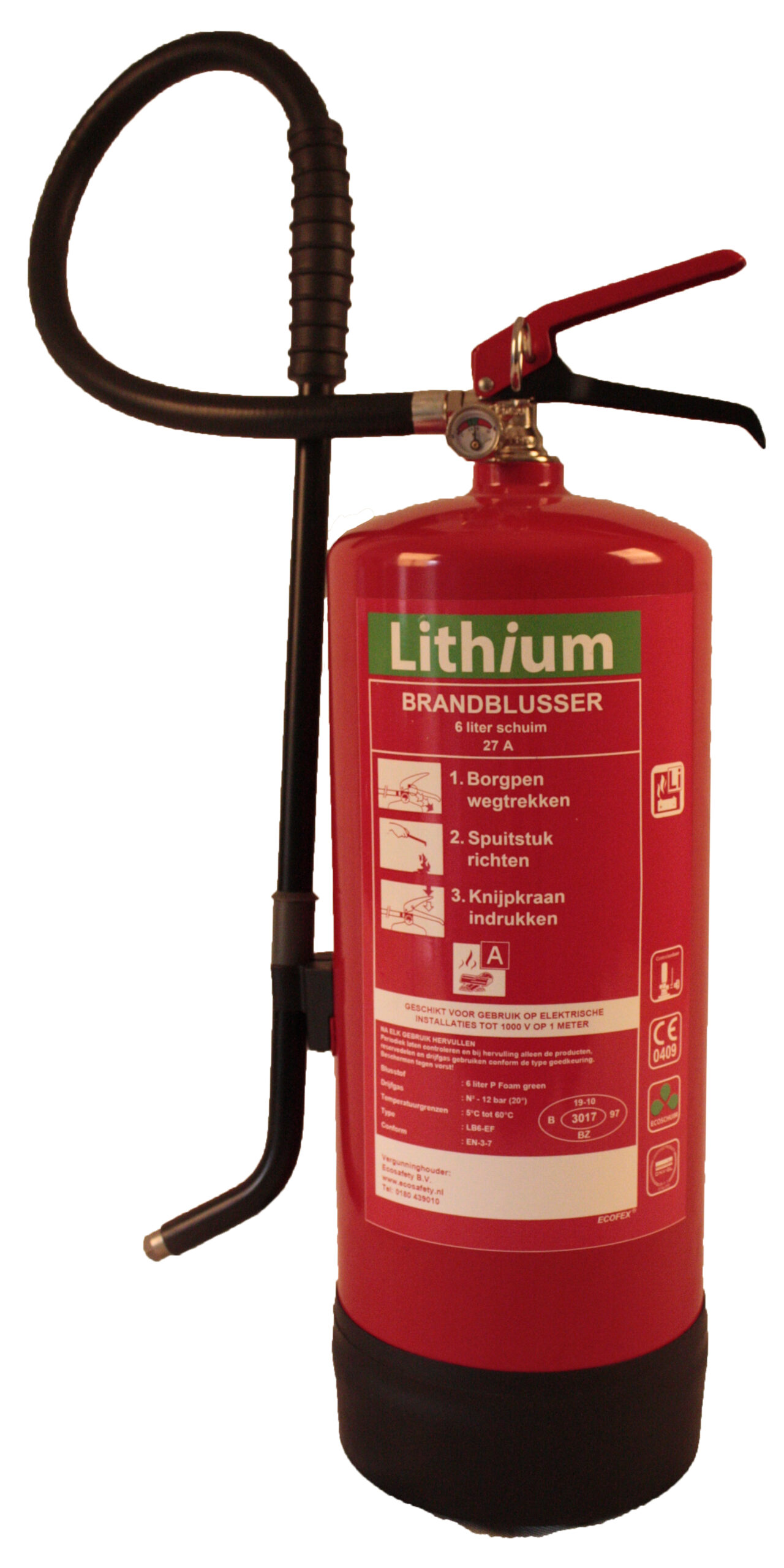 Lithium schuimblusser 6 liter