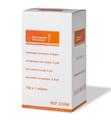 Nonwoven kompressen 10 x 10 cm steriel