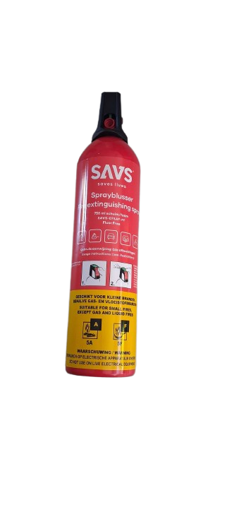 Spraybrandblusser 750 ml